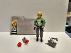 1986 Gi Joe Psyche Out V1 Figure File Card And Accessories As Shown