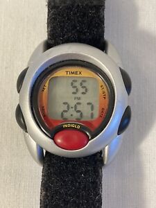Timex Kids Digital Flames Velco Strap Watch
