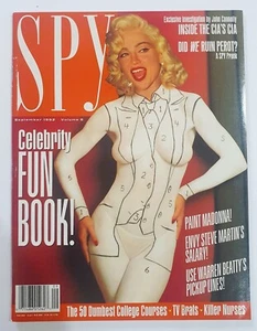 Revista Spy Septiembre 1992 Cubierta Madonna De Colección - Imagen 1 de 5