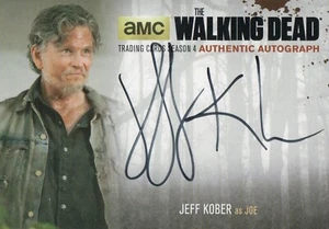 The Walking Dead Season 4, Jeff Kober ‘Joe’ Autograph Card JK2 - Picture 1 of 2