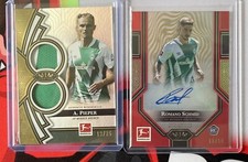 Topps Tier One Bundesliga SV Werder Bremen slot car + relic patch card 10 rookie