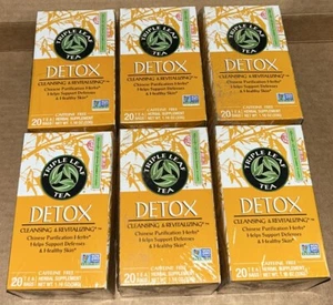 6x Triple Leaf Tea Detox Tea. 20 Tea Bags Per Box. Best By 07/2025 - Picture 1 of 5