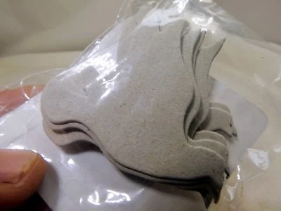 3" Michaels Aglomerado Formas 12 Piezas Paloma Pájaro Decoración Sin Acabar  Foto 1 de 4