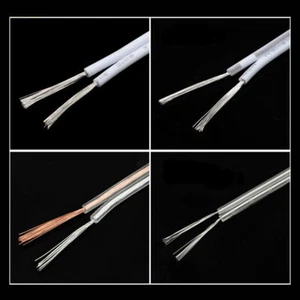 UL2468 Twin 2 Core PVC Cable 28AWG-18AWG Multi-stranded Tinned Copper Wire 300V - Picture 1 of 5