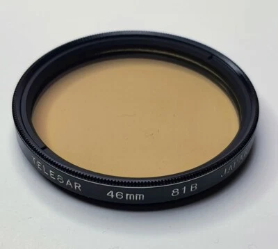 Genuine 46mm 81B 81-B 81 B Color Warming Glass Lens Filter Japan 46 mm Warm tone - Image 1 of 4