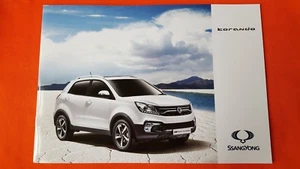 Ssangyong Korando SE ELX 4x4 Auto car sales brochure catalogue 2017 MINT - Picture 1 of 6