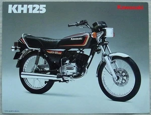 Kawasaki KH125-K5 Motorrad Verkaufsspezifikation Merkblatt um 1990 #99943-1745 IX-IX - Bild 1 von 2