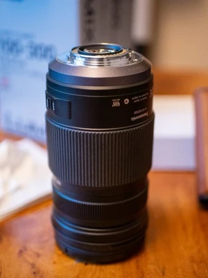 Panasonic Lumix G Vario 100-300mm f/4.0-5.6 Mega O.I.S. Lens - Image 1 of 4