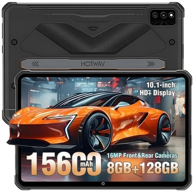 HOTWAV R6 Pro 10.1 Zoll Outdoor Tablet 15600mAh 8GB+128GB 4G Global Bands Tablet - Bild 1 von 4