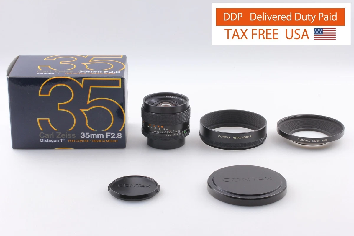 CONTAX Distagon 35mm F2.8 F／2.8 Carl Zeiss Distagon T* 35mm F/2.8 [AE, MM] | LENS-DB.COM