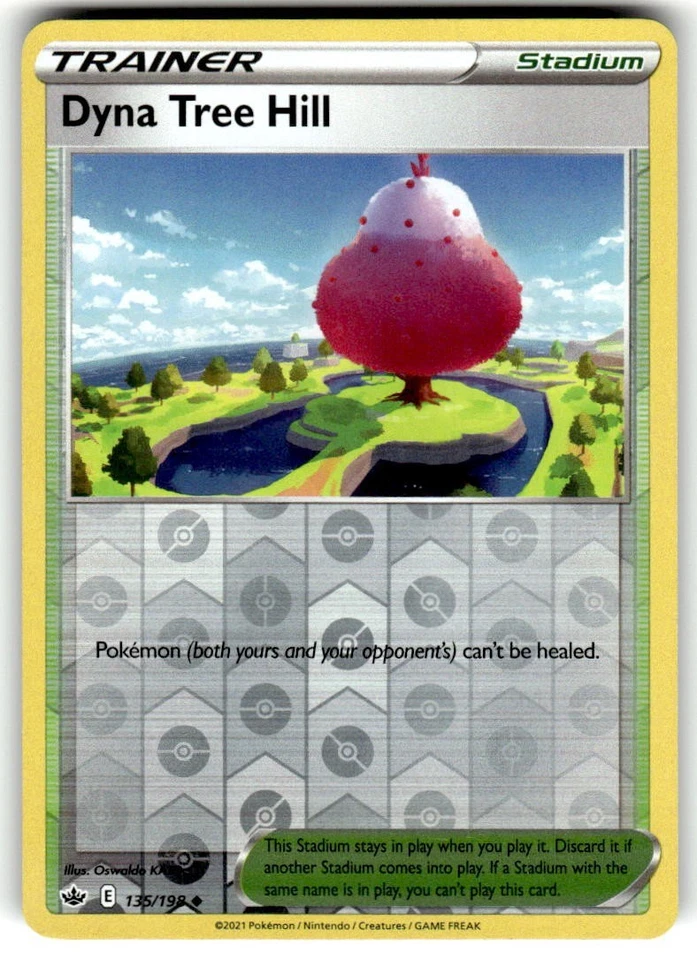 Dyna Tree Hill 135/198 Swsh06: Sword & Shield - Chilling Reign Reverse Holo - Image 1 of 2