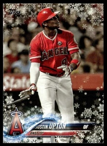 2018 Topps Holiday Justin Upton Los Angeles Angels #130 - Picture 1 of 2