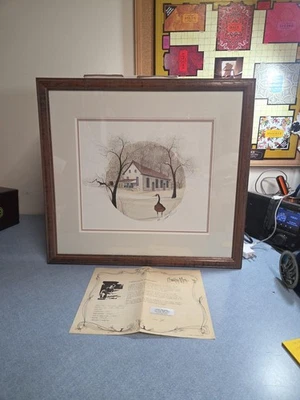 P Buckley Moss 1989 Canada Goose edición limitada impresión mate/enmarcado 385/1000 Foto 1 de 4