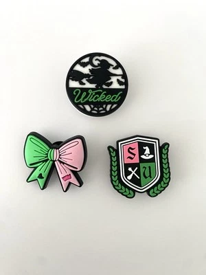 Wicked Elphaba Thropp Glinda Good Witch Wizard Of Oz Shoe Charm Croc Jibbitz