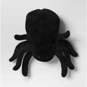 Target Spider Shaped Sherpa Black Plush Pillow Halloween 2024 Hyde EEK Boutique - Picture 1 of 3