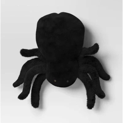 Target Spider Shaped Sherpa Black Plush Pillow Halloween 2024 Hyde EEK Boutique - Image 1 of 3