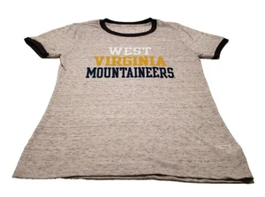 West Virginia Mountaineers Camp David Damen XL Kurzarm T-Shirt Neu ohne Etikett - Bild 1 von 9