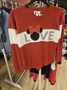 Disney for Gap Felpa Rossa Bambini Ragazze Xxl Bambini, Adulti Piccoli. Minnie Love - Foto 1 di 4
