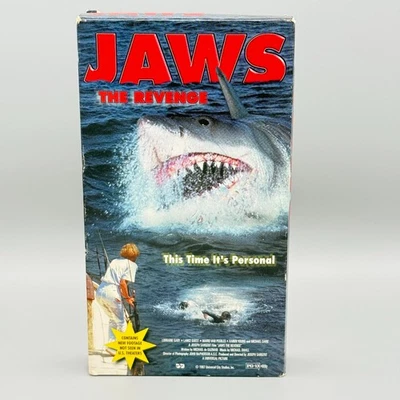 Jaws The Revenge VHS Horror Shark Goodtimes Home Video 1998 - Image 1 of 4