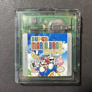 Super Mario Bros Deluxe Gameboy carrello a colori solo buona etichetta salva autentico - Foto 1 di 4