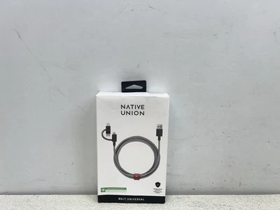 Native Union - 6.5' USB Type-A-to-Micro-USB/USB Type-C Cable - Zebra - - Image 1 of 3