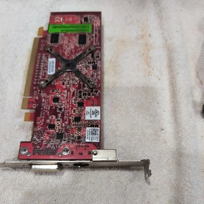 Dell ATI Radeon HD 3450 Graphics Video Card Low Profile 256 MB 0X398D - Image 1 of 3