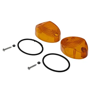 Blinkerkappe-n Simson Schwalbe KR51 orange Schrauben und Gummi vorn hinten - Bild 1 von 2