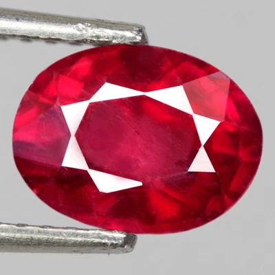 1,84 quilates Piedras Preciosas Naturales Rubí Top Rojo Ovalado Madagascar ¡Hermoso Color Brillante! Foto 1 de 4