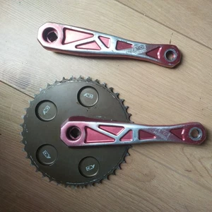 Adventure Components AC Cranks. Retro DH Downhill Forged Crankset - Picture 1 of 10