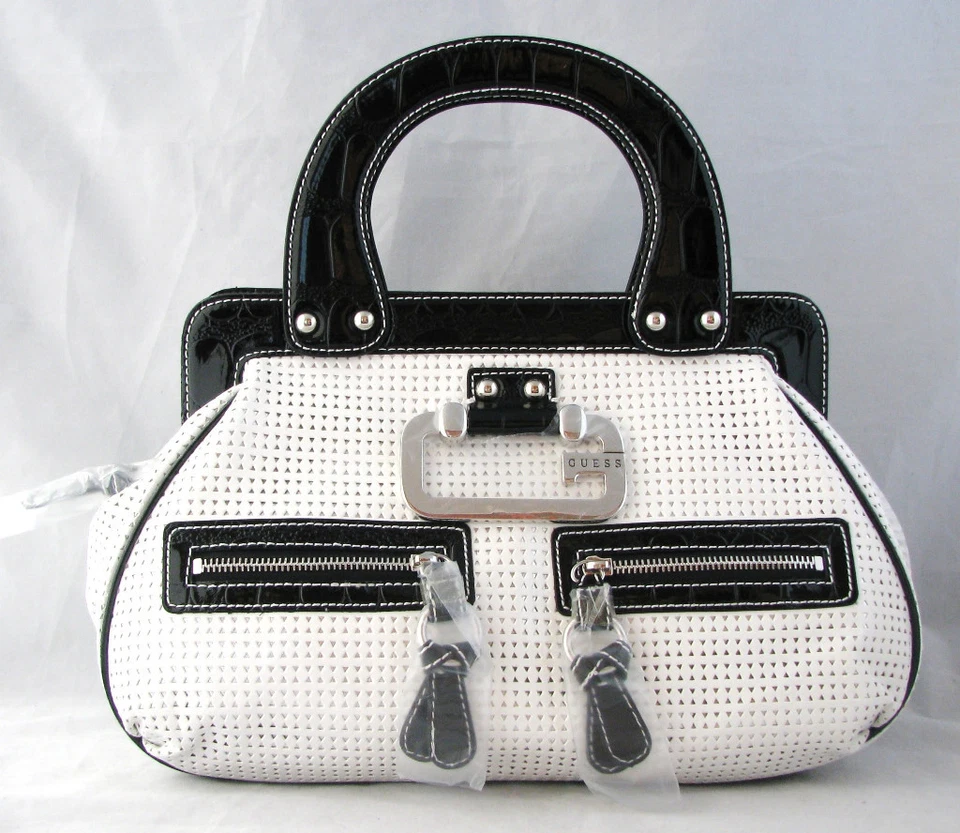 Guess By Marciano Blanco Multicolor Freedom Cartera, Bag-New - Imagen 1 de 1