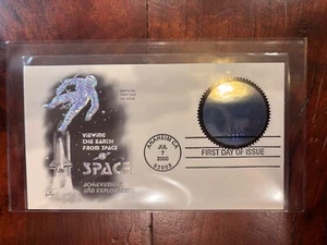 #3412 Space Achievement $11.75 Hologram Stamp ARTCRAFT Cover FDC Anaheim CA !! - Picture 1 of 2