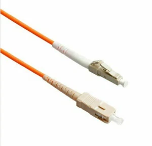 10M LC to SC 50/125 Simplex SingleMode SM Fiber Optic Cable Patch Cord Jumper - Picture 1 of 2