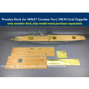 Wooden Deck PE Set for Trumpeter 05627 1/350 German Graf Zeppelin Model CY350019 - Picture 1 of 11