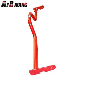 New Universal Floor Tower Bar Chassis Brace Adjustable RED Interior Stabilizer - Picture 1 of 11