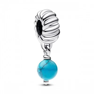 Türkisfarbener PANDORA Charm-Anhänger Sterling-Silber 793901C01 - Bild 1 von 4