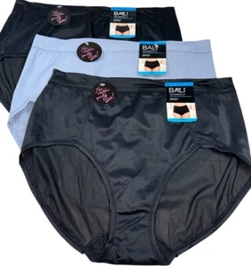Bali Women’s 3-Pack ONE SMOOTH U Brief Underwear Panties Nylon Blend Size 2XL/9 - Picture 1 of 4
