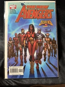 New Avengers #7 2005 NM- "The Sentry" Part 1 1st Illuminati Finch Signed COA✍🏻 - Picture 1 of 4