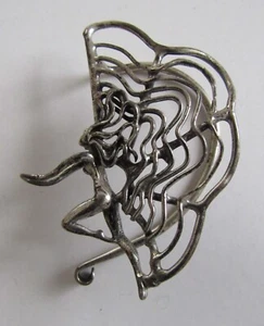 Fairy on a Web Silver Ear Cover Handmade Elfin Cosplay Vintage - Picture 1 of 5