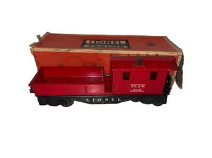 Caboose de trabajo Lionel #6119 todo rojo D.L.&W - Imagen 1 de 6