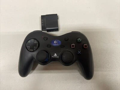 Logitech G-X2D11 PlayStation 2 PS2 Wireless Controller & Dongle Tested Free Ship - Image 1 of 2