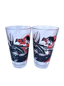 Batman vs. Superman Pint Gläser Alamo Drafthouse Mondo 2er Set - Bild 1 von 10