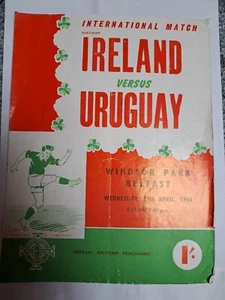 Northern Ireland V Uruguay programme 29th April 1964 - Picture 1 of 1