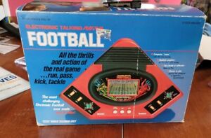 Vintage VTech Electronic Football Game - Tabletop Handheld 1988 - Works in Box 