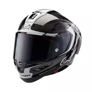 Alpinestars Supertech R10 Helmet - Element Carbon Grey Black - Picture 1 of 8
