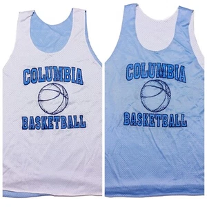 Vintage Columbia Lions NCAA Basketball Reversible Practice Jersey Blue White XL - Bild 1 von 10