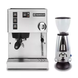 Rancilio Silvia 2025 V6 Coffee Machine With Macap M2M Chrome Grinder - Bild 1 von 3