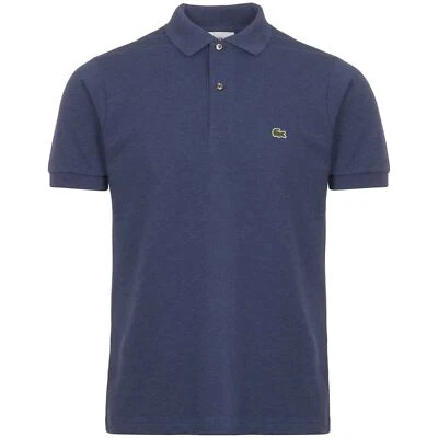 Lacoste L1264 / ACC Short Sleeve Logo Branded Polo Shirt In Blue