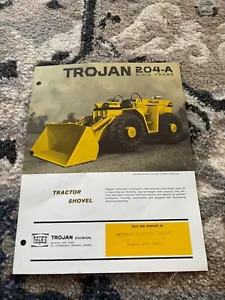 Trojan 204-A Wheel Loader Brochure FCCA24 - Picture 1 of 1