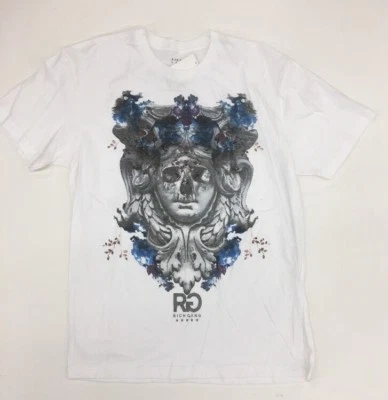Camiseta Rich Gang King Muestra Pin Para Hombre Talla Grande Blanca 100% Auténtica Foto 1 de 3