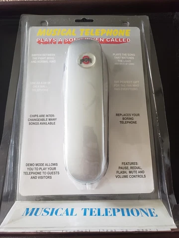 BRAND NEW RARE. Buckeyes Musical Telephone OSU Fight Song Ring..NIP..LOOK Cover